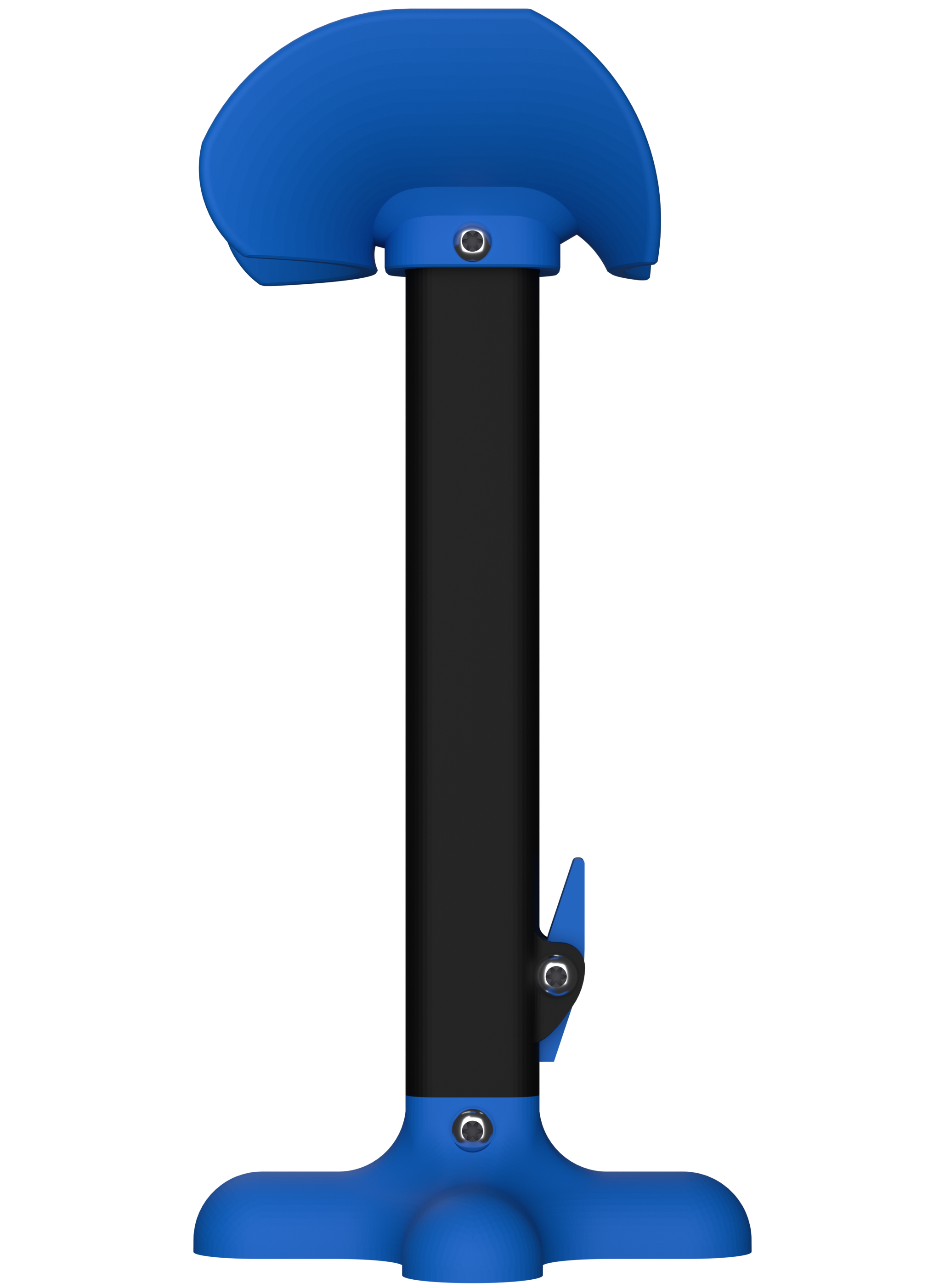 AmputiEase Leg Rest — Blue & Black — Standard
