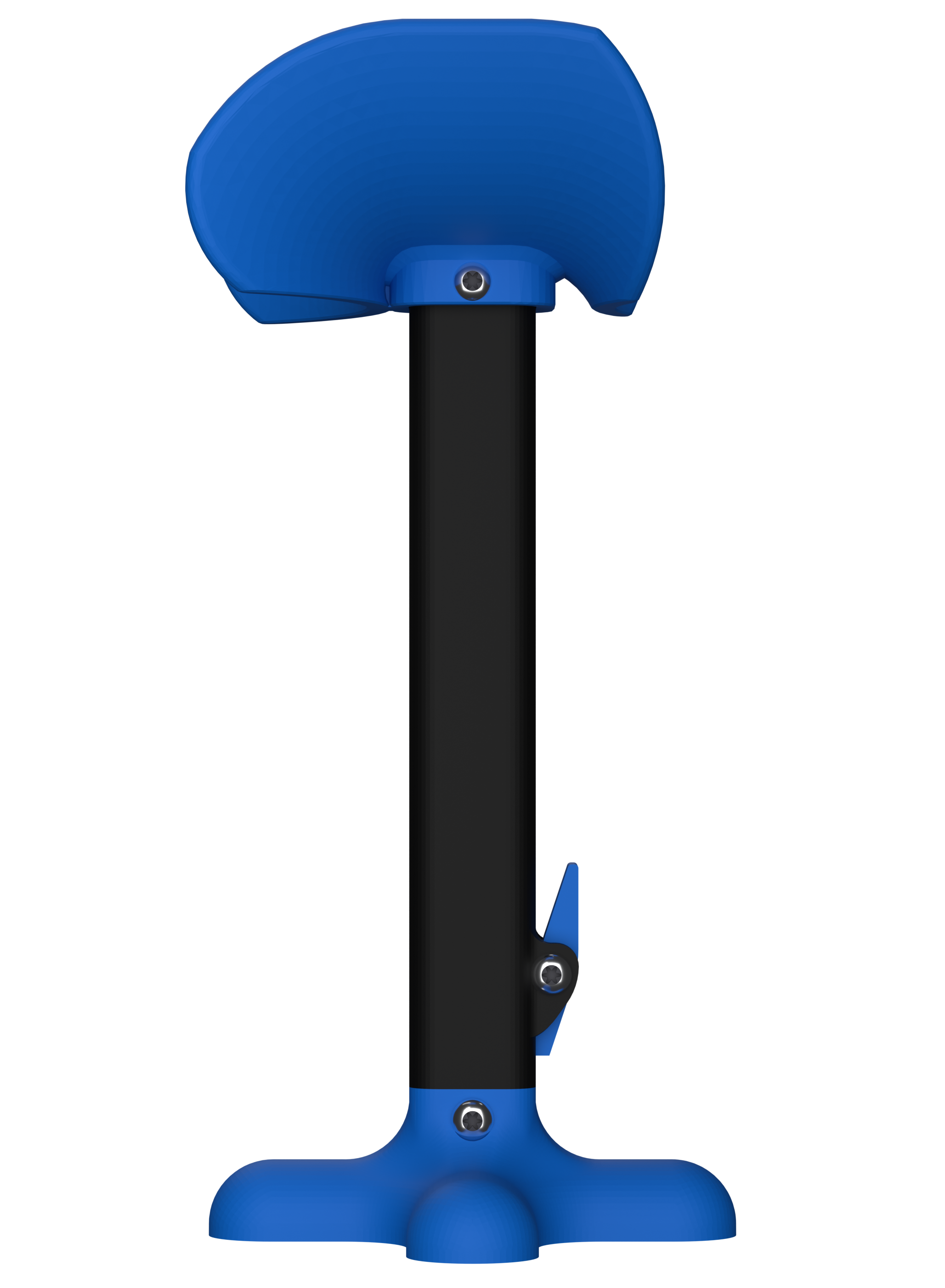 AmputiEase Leg Rest — Blue & Black — XL
