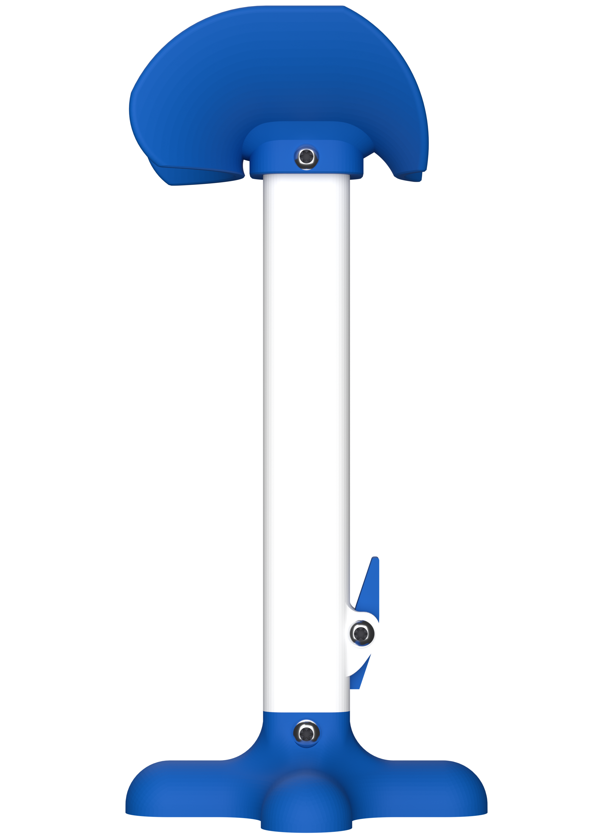 AmputiEase Leg Rest — Blue & White — Standard