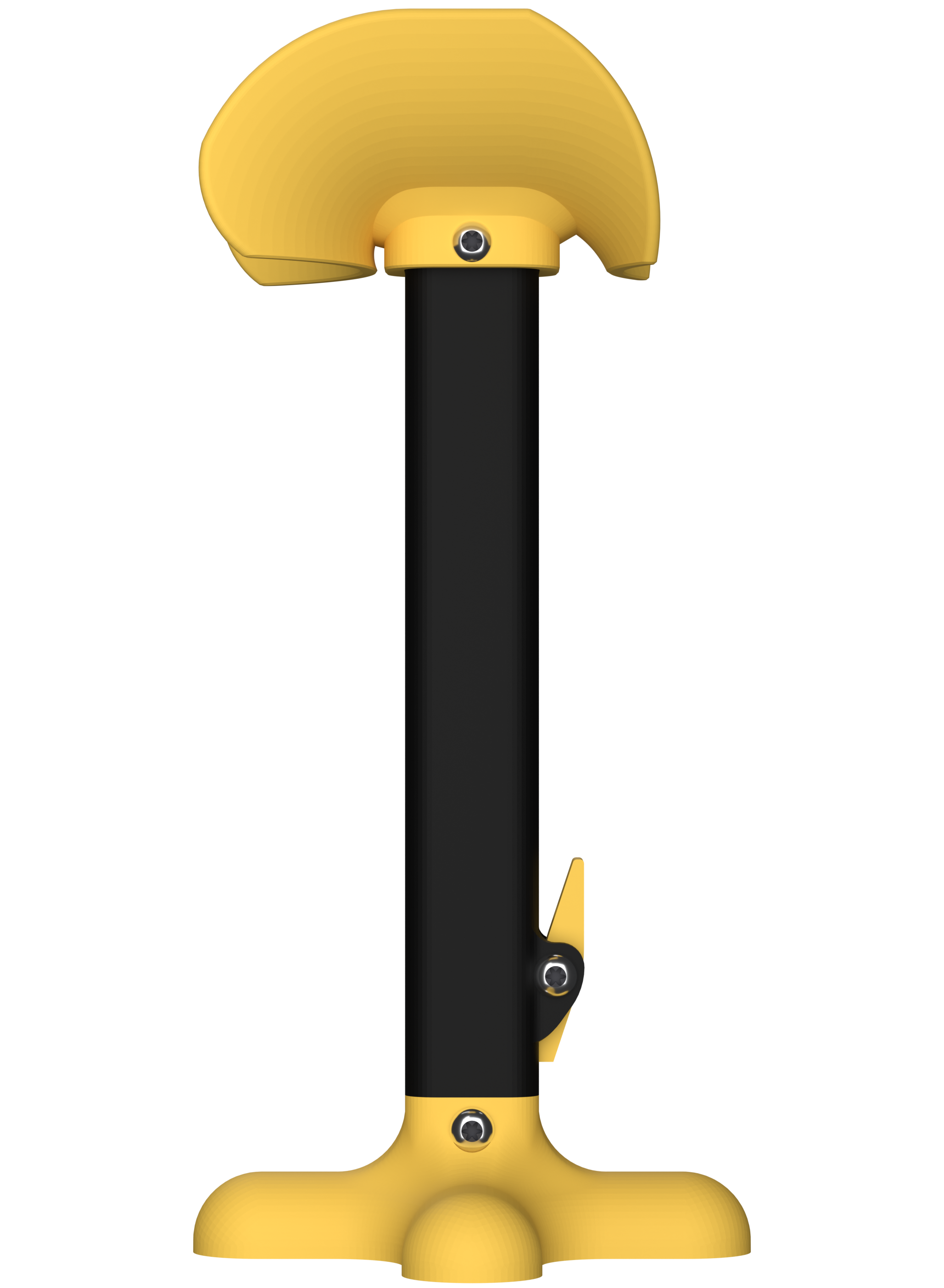 AmputiEase Leg Rest — Gold & Black — Standard