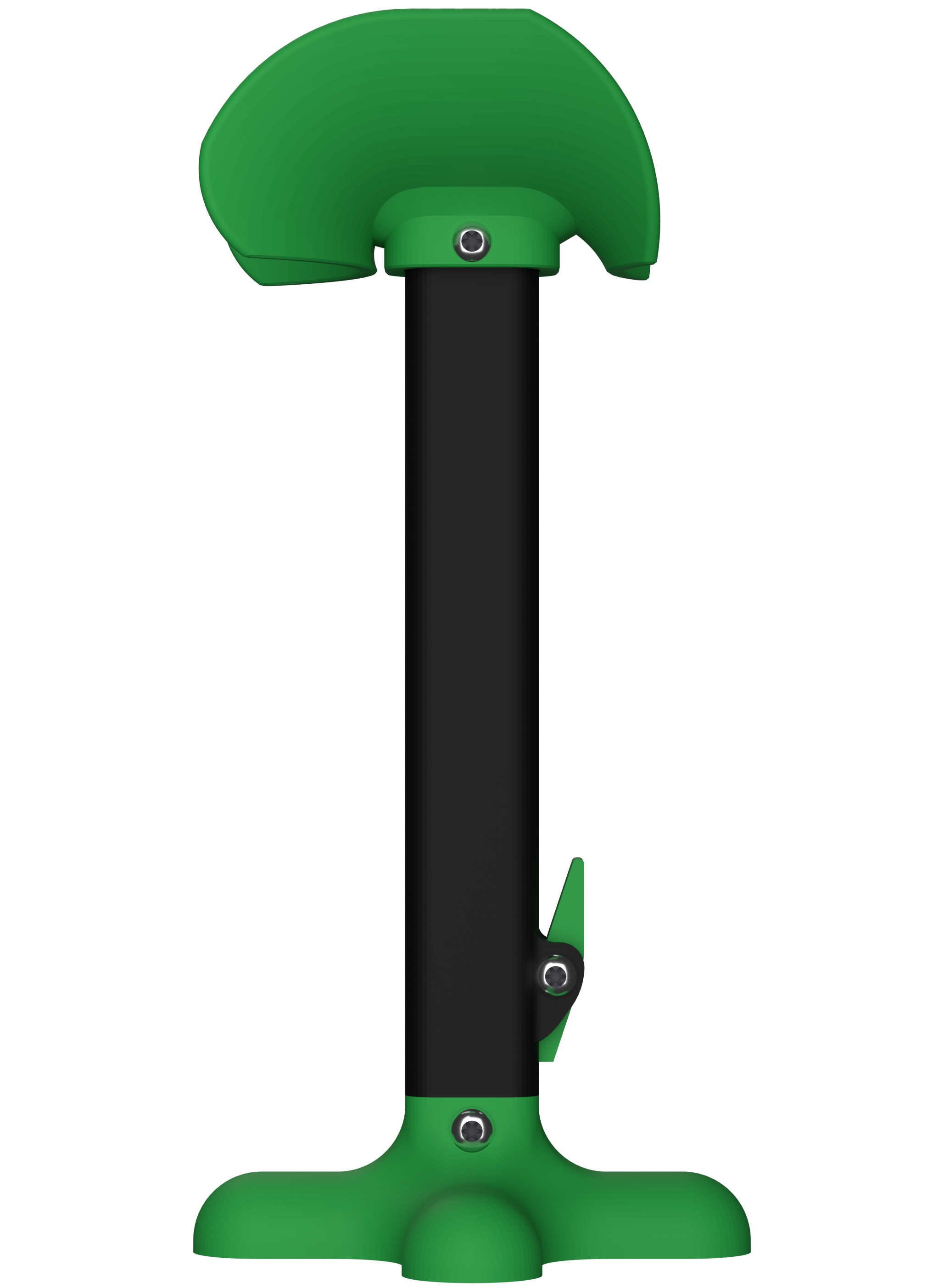 AmputiEase Leg Rest — Green & Black — Standard