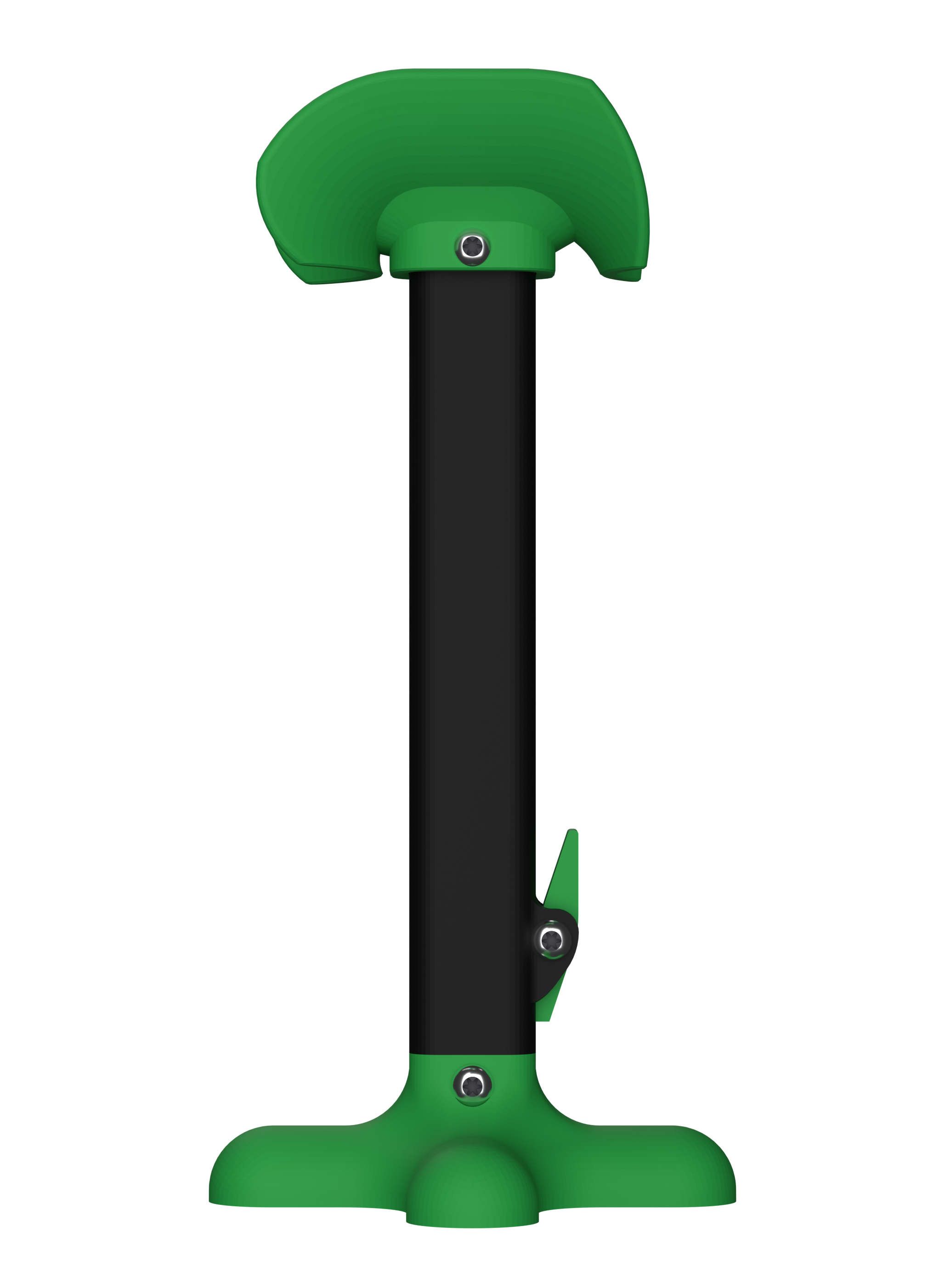 AmputiEase Leg Rest — Green & Black — Small