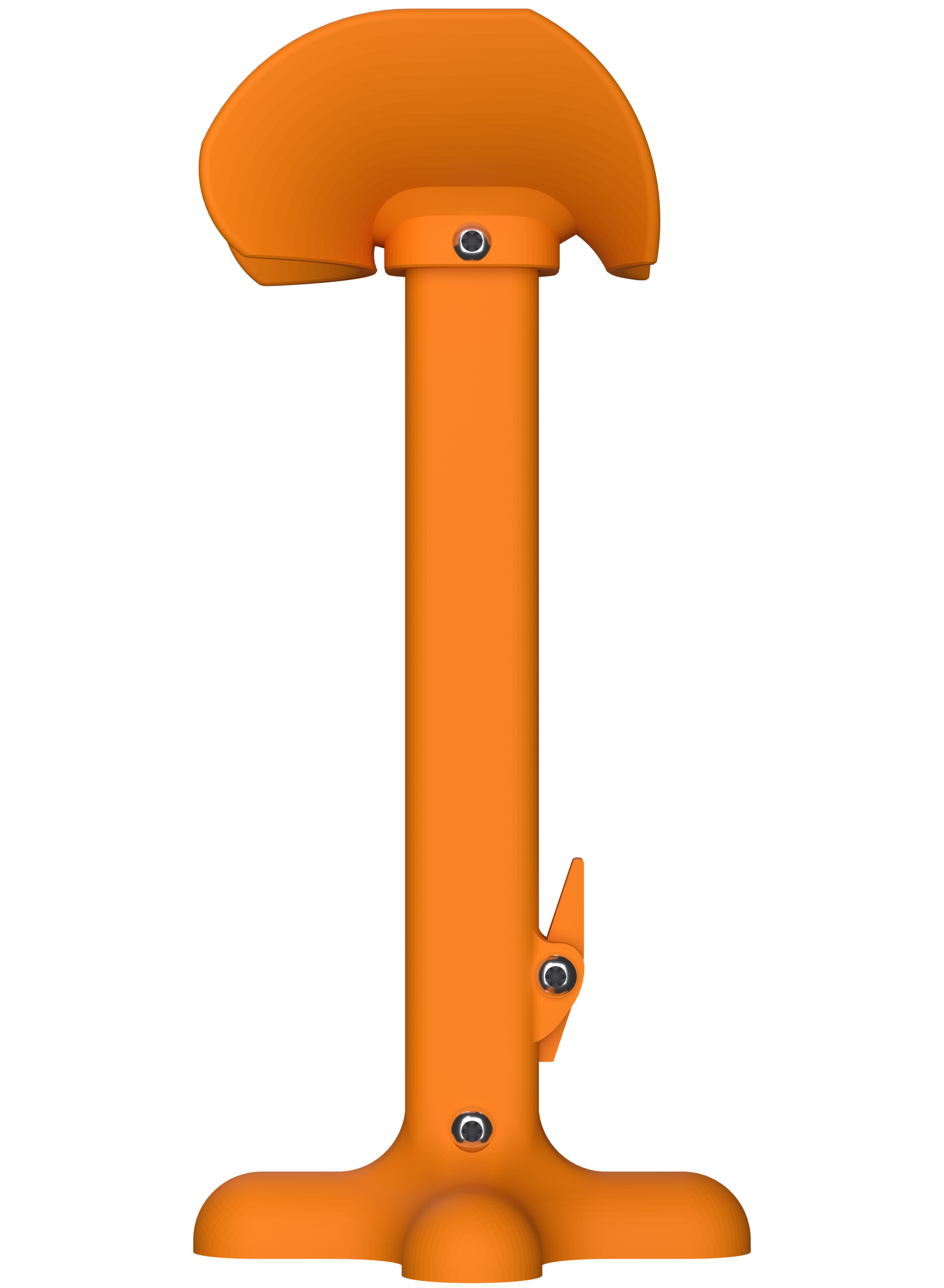 AmputiEase Leg Rest — Orange — Standard