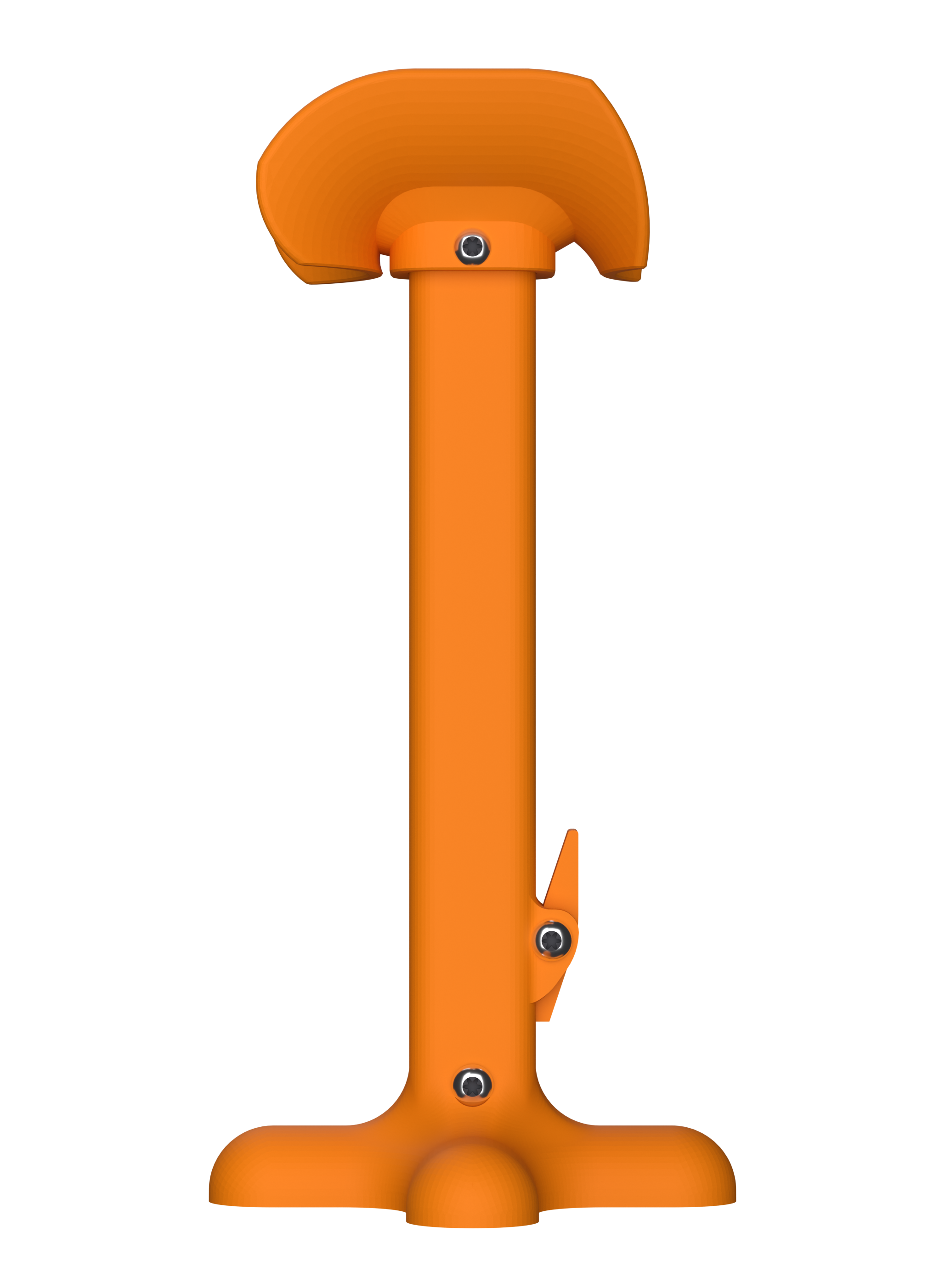 AmputiEase Leg Rest — Orange — Small