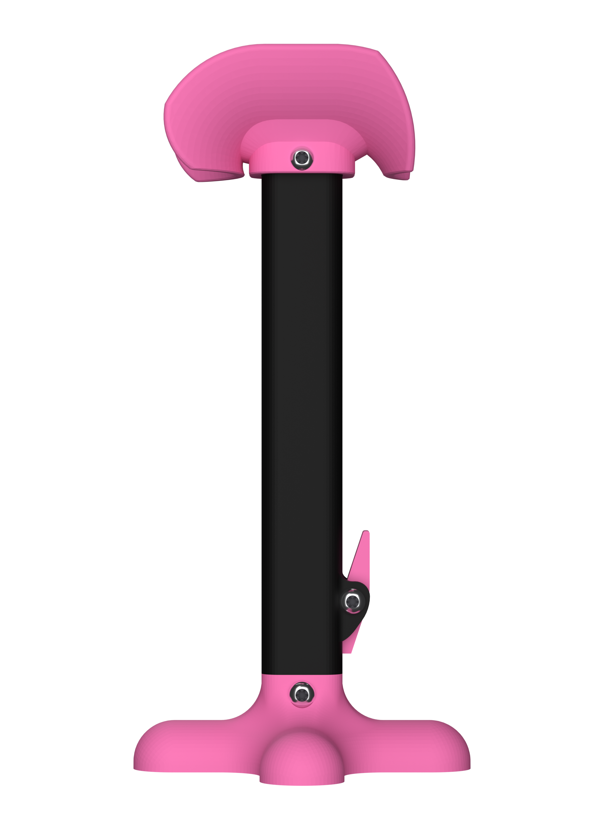 AmputiEase Leg Rest — Pink & Black — Small