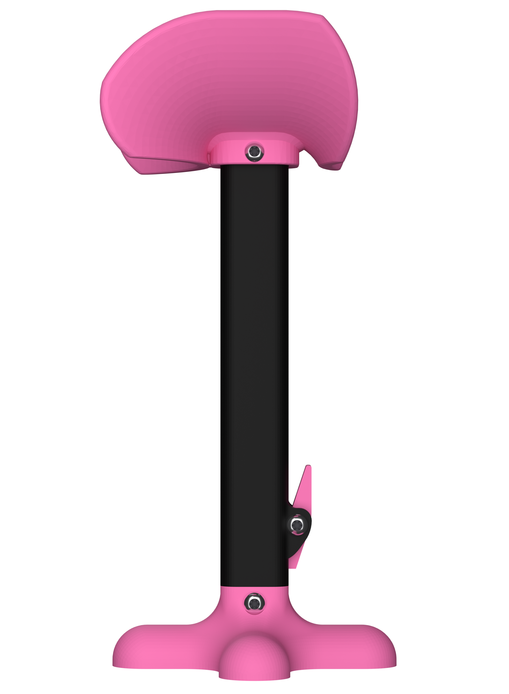 AmputiEase Leg Rest — Pink & Black — XL