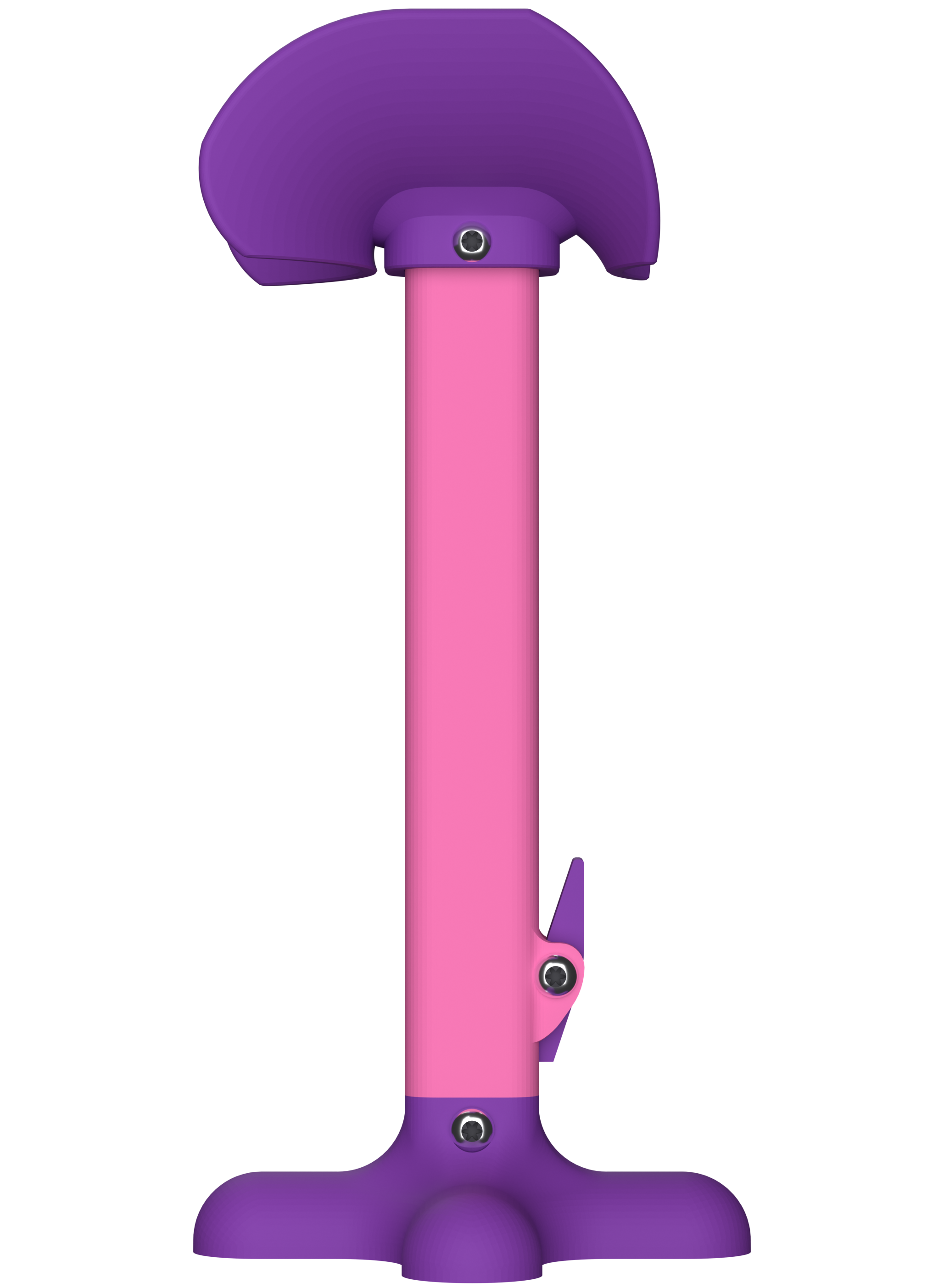 AmputiEase Leg Rest — Purple & Pink — Standard