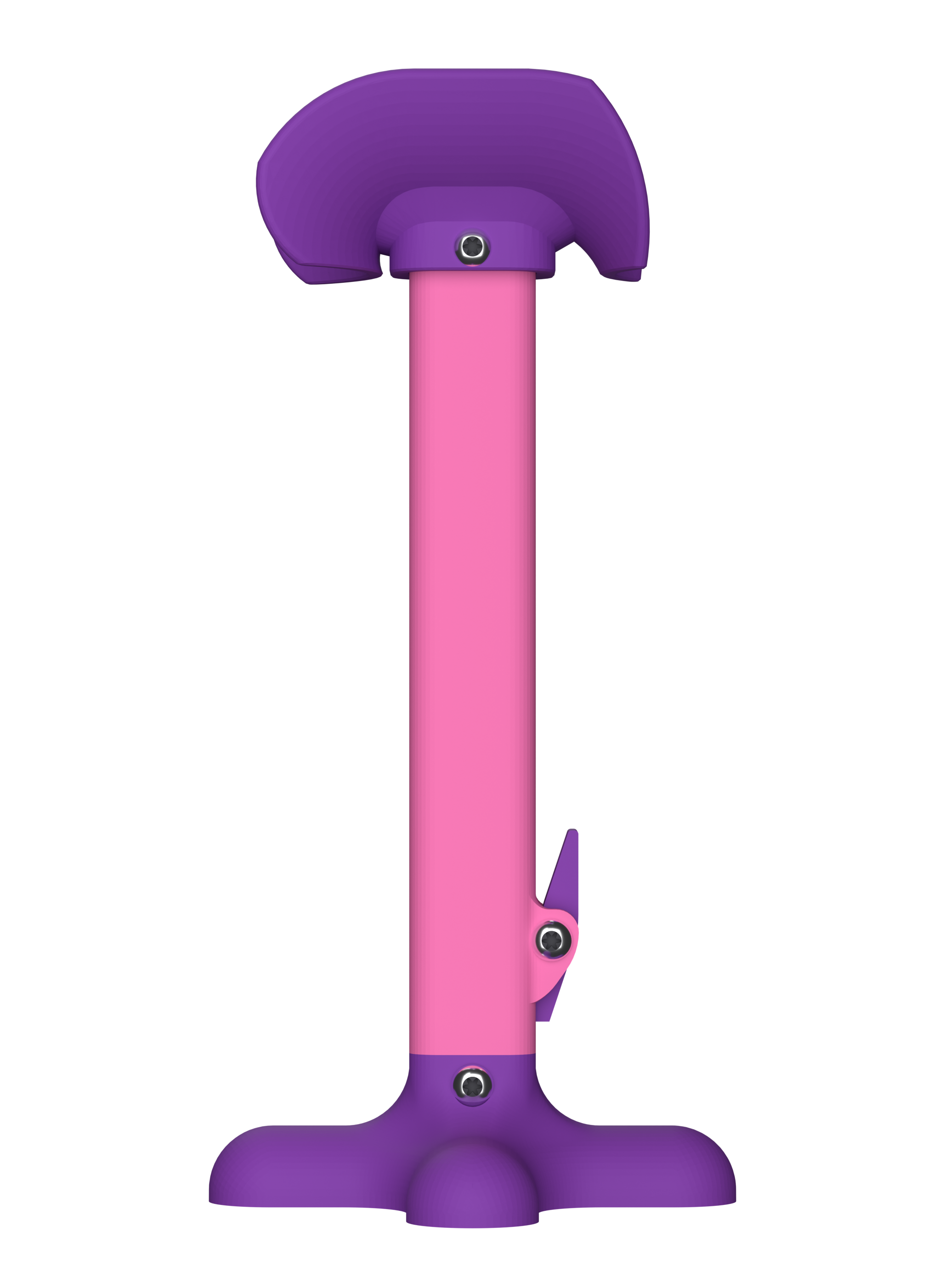 AmputiEase Leg Rest — Purple & Pink — Small