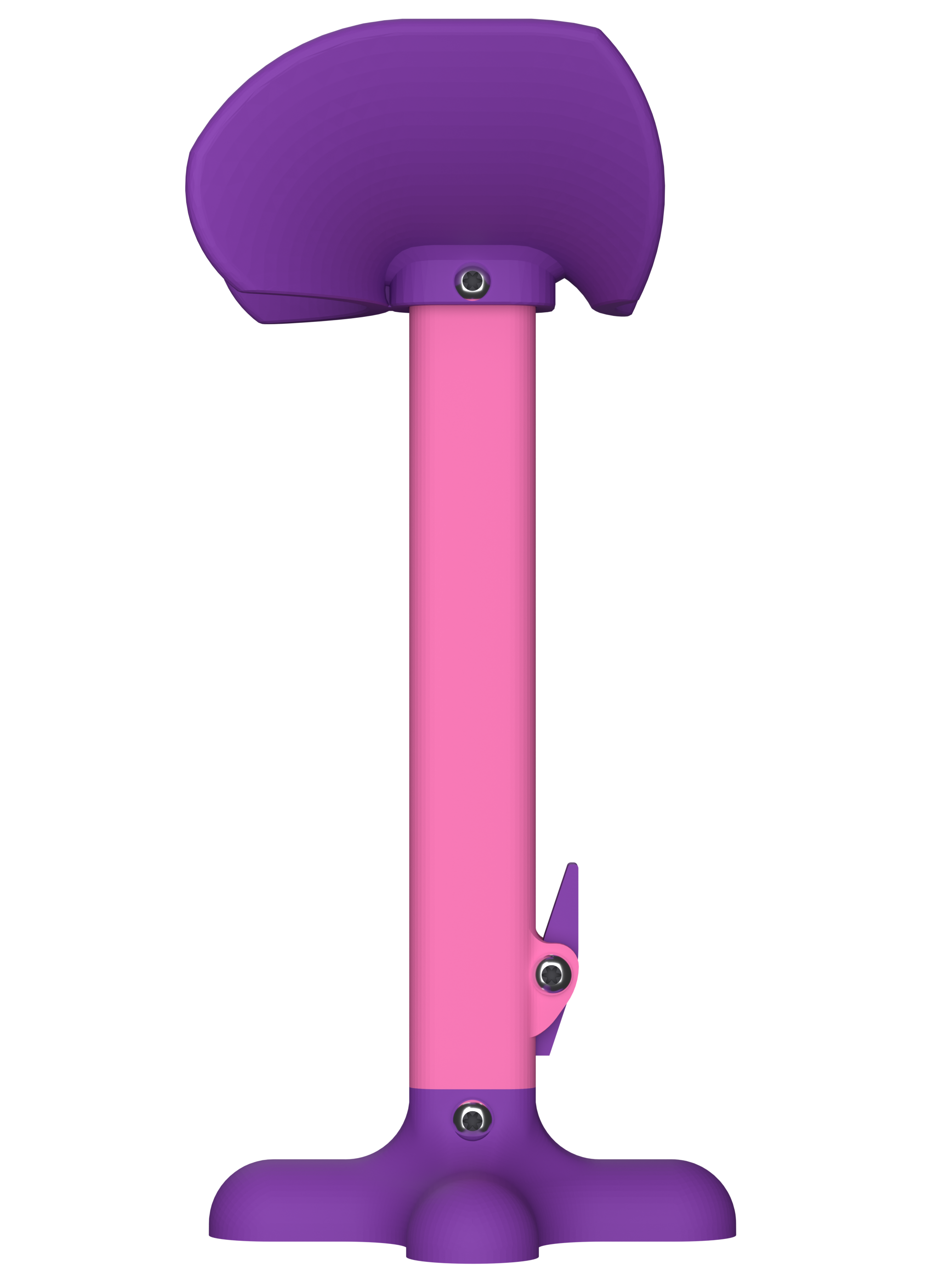 AmputiEase Leg Rest — Purple & Pink — XL