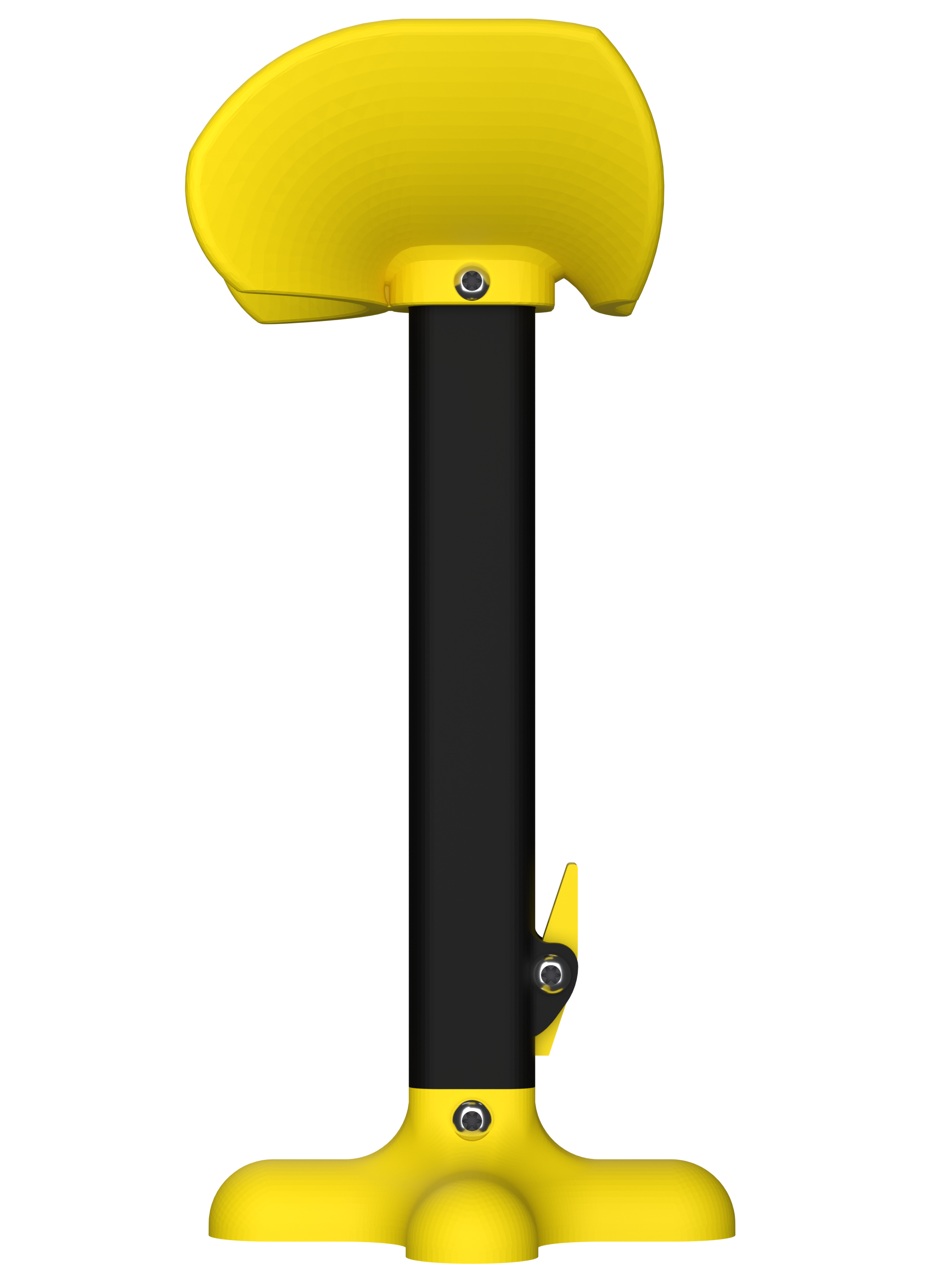 AmputiEase Leg Rest — Yellow & Black — XL