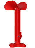 AmputiEase Leg Rest — Red — Standard