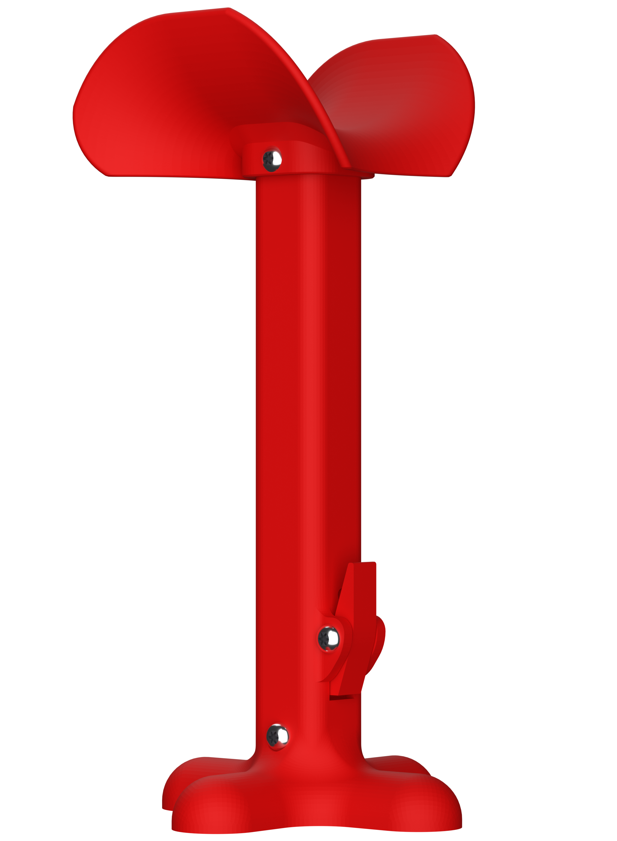 AmputiEase Leg Rest — Red — Standard